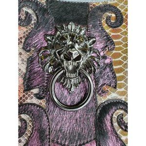 Sharif Lion Door Knocker Handbag Leather